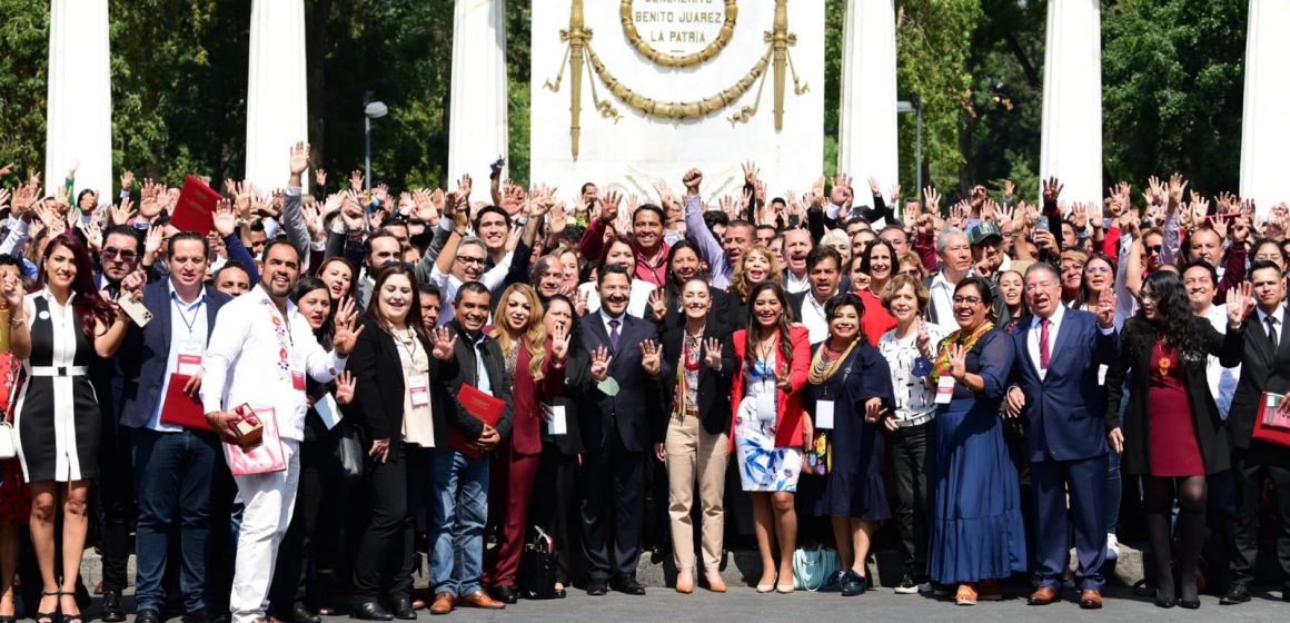 Se reúnen alcaldes de Morena con Claudia Sheinbaum en CDMX