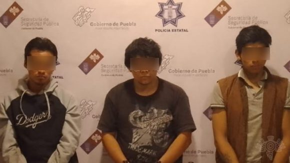 Captura Policía Estatal a tres presuntos vendedores de droga
