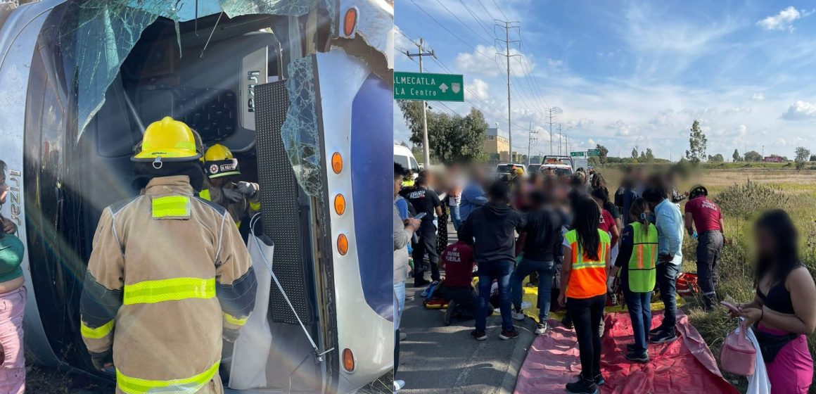 20 heridos dejó volcadura de los fans de Harry Styles en Puebla