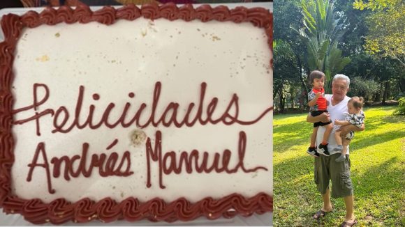 AMLO comparte su festejo de 69 años