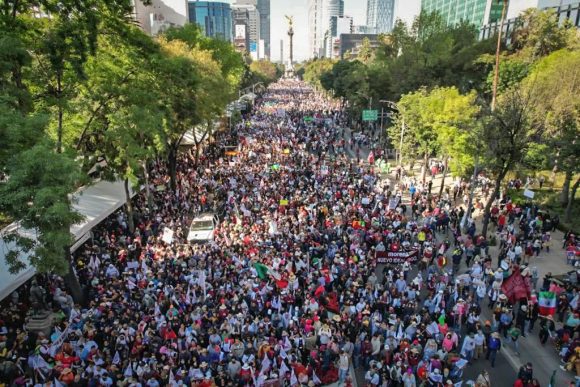 Asisten 1.2 millones de personas a la marcha de AMLO: Claudia Sheinbaum