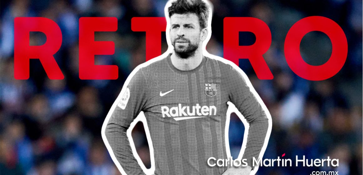 Gerard Piqué anuncia su retiro del futbol profesional