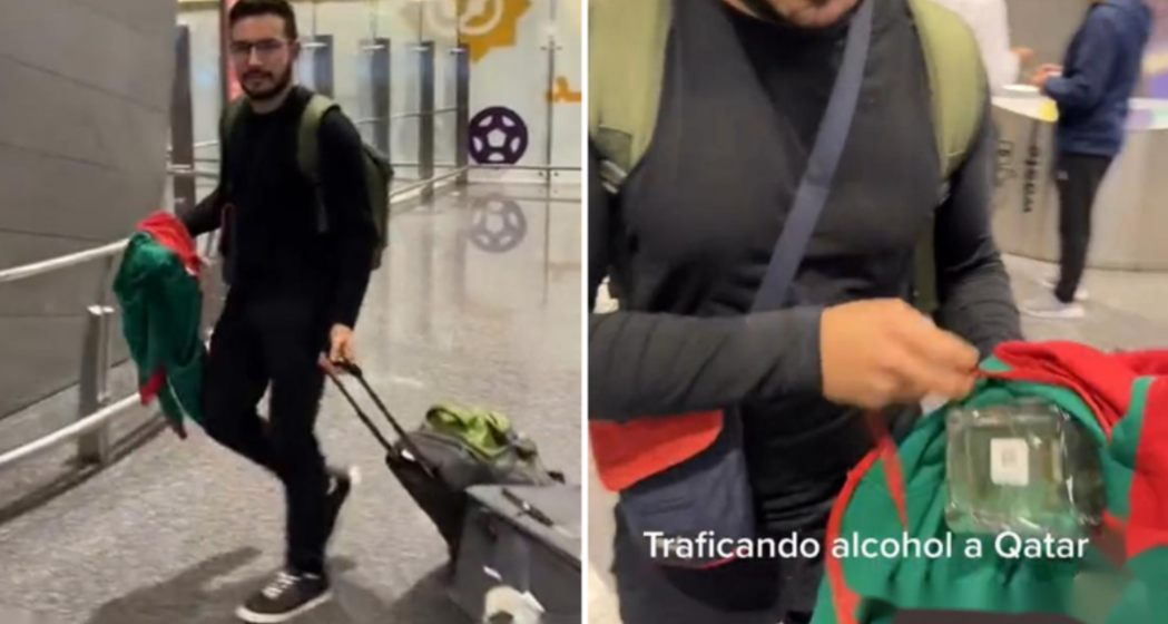 ¿Detuvieron al mexicano por introducir alcohol al aeropuerto?