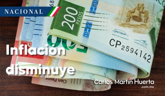 Inflación disminuye Inflación en México disminuye, se ubicó en 8.14% en noviembre