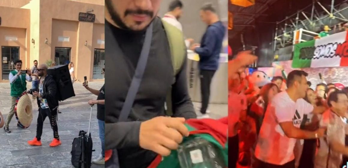 NUEVOS VIDEOS de Aficionados mexicanos en Qatar que conquistan internet