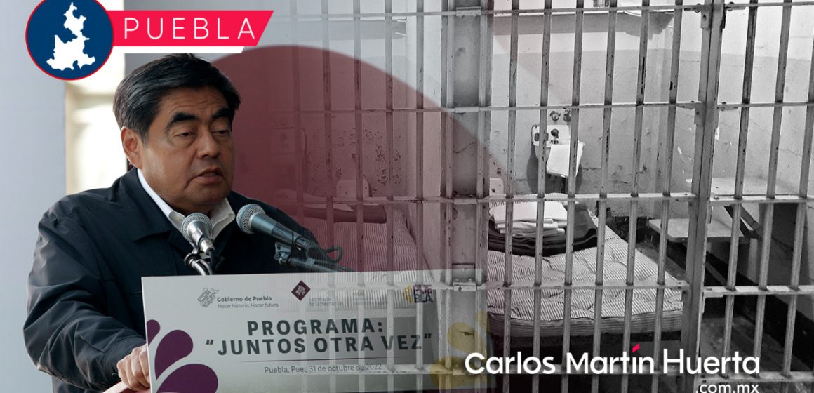 Gobierno de Puebla realiza inversión millonaria en reclusorios: Barbosa