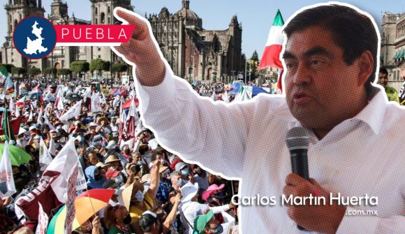 Barbosa reitera su asistencia a la marcha encabezada por AMLO