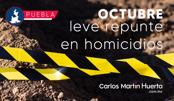 Octubre repunte homicidios Octubre con “leve repunte” en homicidio doloso: SSPC