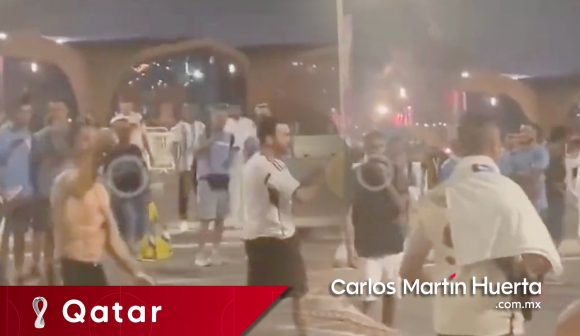 VIDEO Se pelean mexicanos con argentinos en Qatar