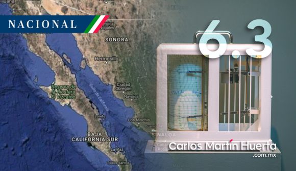 Sismo Baja California Sur Sismo magnitud 6.3 se registró en Baja California Sur