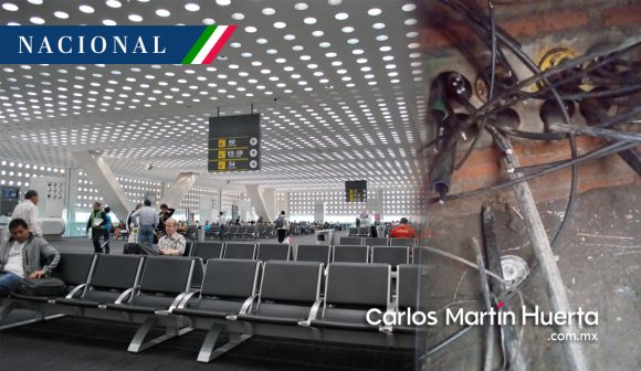 Portada Cables Terminal 2 AICM CMH Intento de robo de cables colapsa Migración de Terminal 2 del AICM