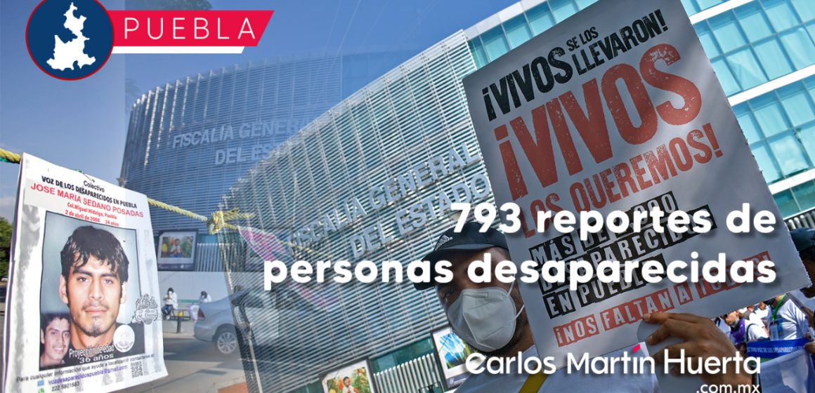 Hay 793 personas desaparecidas en Puebla; se han localizado 384