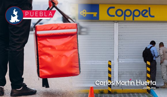 Se hacen pasar por repartidores y asaltan Coppel de Xilotzingo