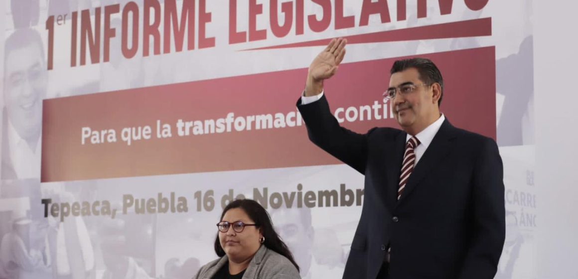 Estamos listos para que la transformación continúe: Sergio Salomón en primer informe legislativo