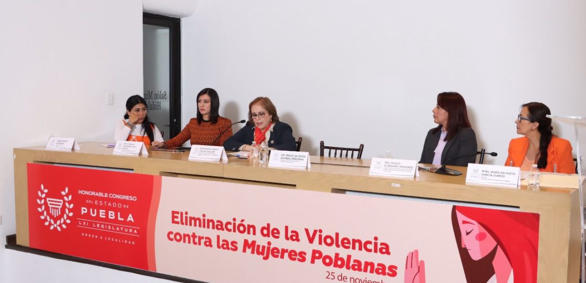 Congreso del Estado conmemora el Día Internacional de la Eliminación de la Violencia contra las Mujeres