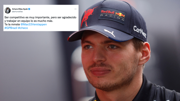 Elías Ayub ataca a Max Verstappen por no ayudar a Checo Pérez: “Te la mmste”