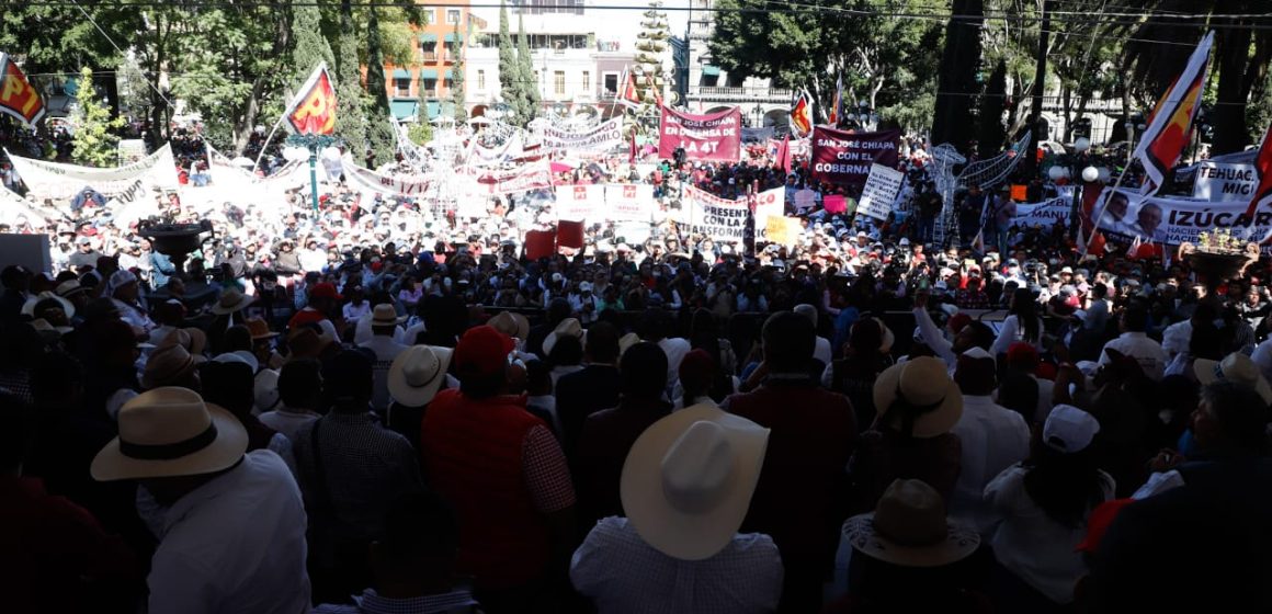 Que presente pruebas de los desvío de recursos públicos para la marcha a favor de Morena