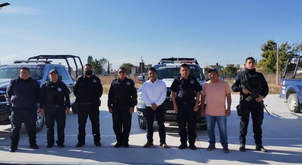 Fortalece Policía de San Andrés Cholula trabajos de seguridad en Cacalotepec