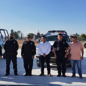 Fortalece Policía de San Andrés Cholula trabajos de seguridad en Cacalotepec