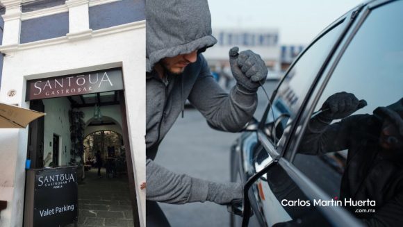 Denuncian robo masivo de vehiculos del restaurante Santóua del C.H; dueño se deslinda