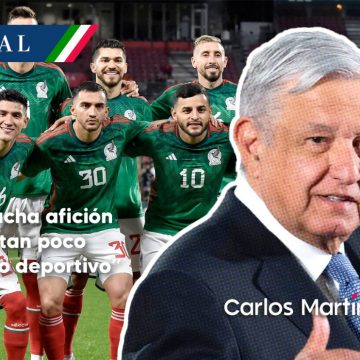 “Hay mucha afición para tan poco desarrollo deportivo” en el futbol: AMLO