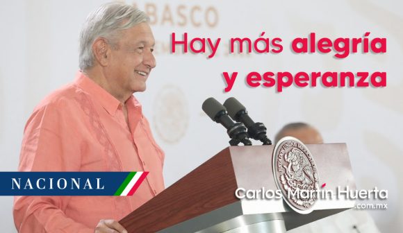 AMLO: Estamos cerrando bien el año, “hay más alegría y esperanza”