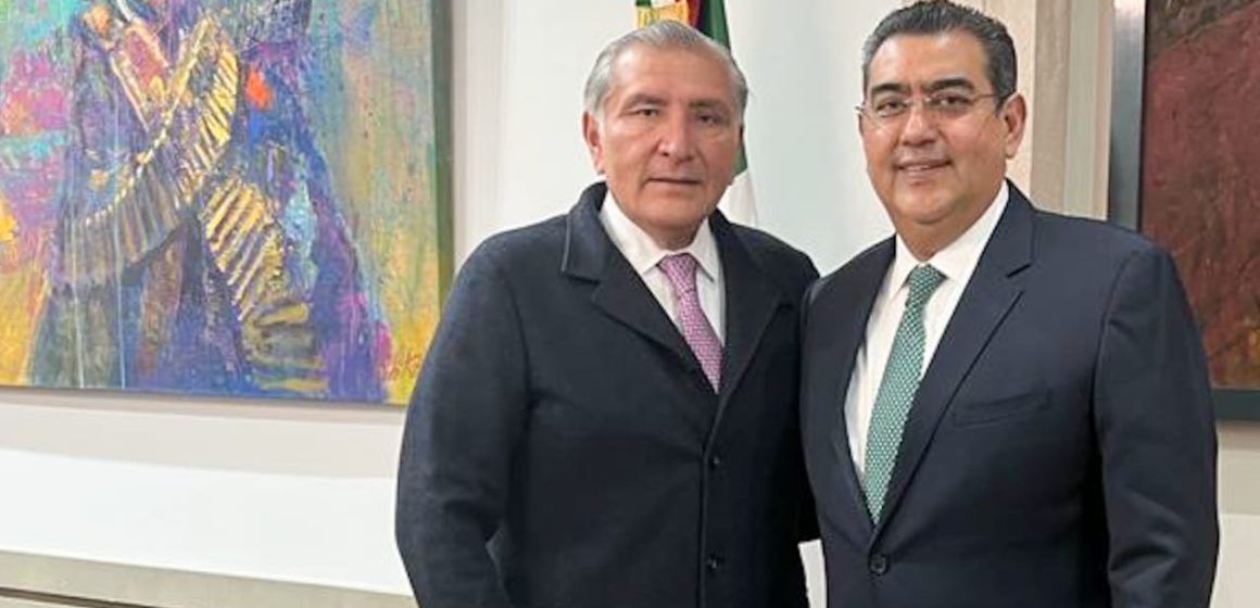 Sostienen reunión gobernador Sergio Céspedes y titular de SEGOB Adán Augusto