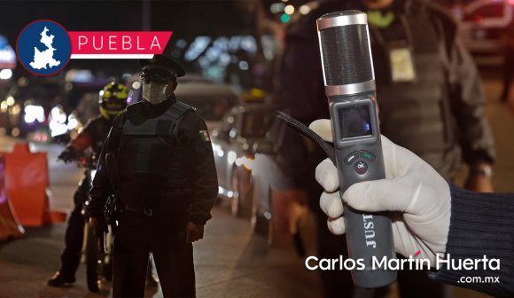 Alcoholímetro Durante puente guadalupano 11 conductores fueron detenidos en estado de ebriedad