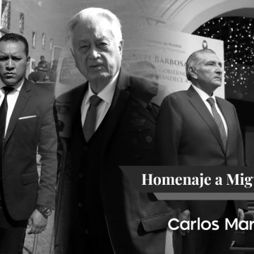 Acuden gobernadores y secretarios federales al homenaje de Miguel Barbosa