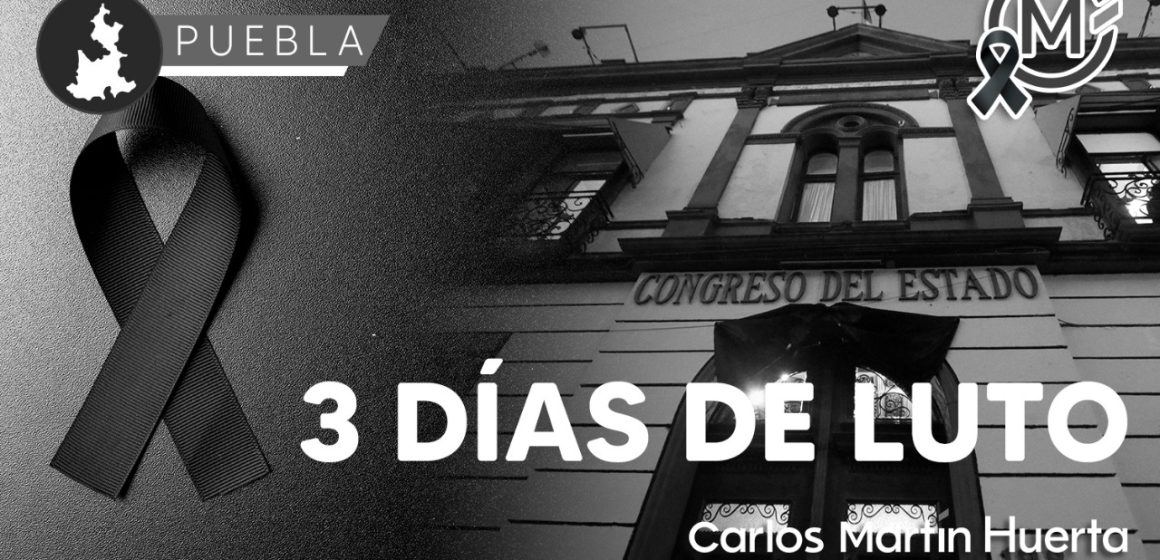 Decretan 3 días de luto por el fallecimiento del gobernador Miguel Barbosa