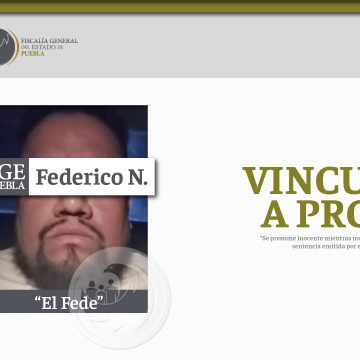 La Fiscalía obtuvo vinculación a proceso y prisión preventiva contra “El Fede” líder de los ambulantes en la ciudad de Puebla