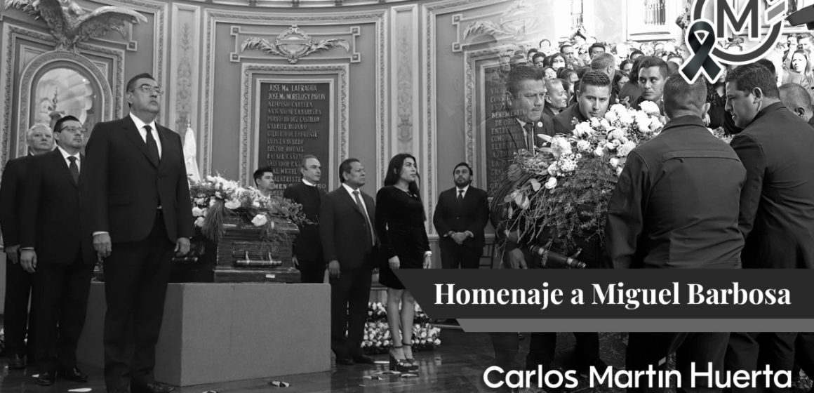 Congreso del Estado rinde homenaje al gobernador Miguel Barbosa