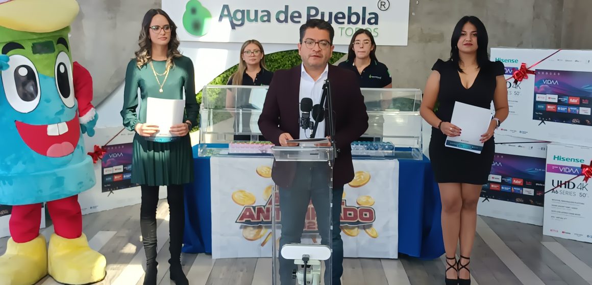 Agua de Puebla realizó su 2do Sorteo con la rifa de 10 pantallas