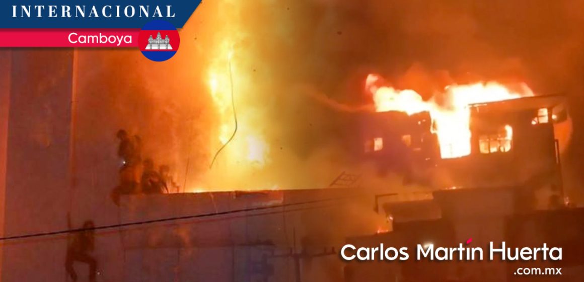 Incendio en casino de Camboya deja 19 muertos