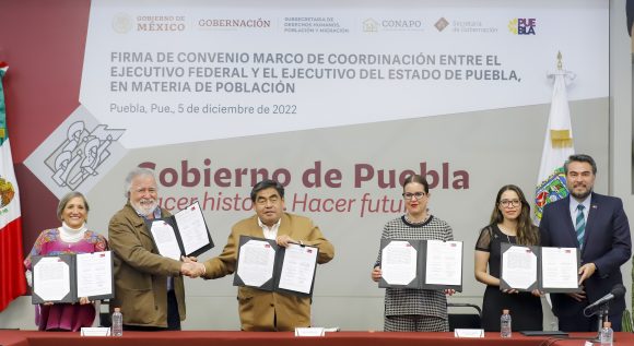En Puebla, gobierno estatal ha garantizado desarrollo equitativo en 32 regiones: MBH