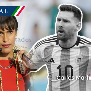 Diputada María Clemente García propone declarar a Messi persona non grata