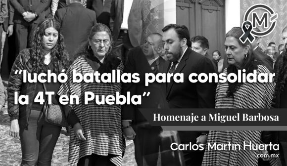 Miguel Barbosa, luchó batallas para consolidar la 4T en Puebla: Rosario Orozco