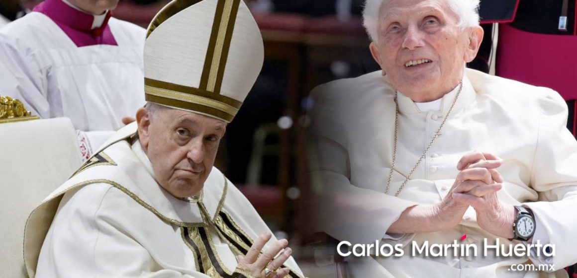 Benedicto XVI está “muy enfermo”, revela el papa Francisco