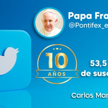 Cuenta de Twitter del Papa Francisco cumple 10 años