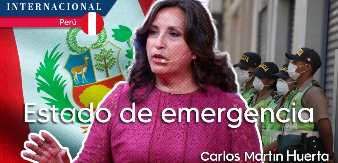 Presidenta de Perú declara estado de emergencia y propone elecciones en 2024
