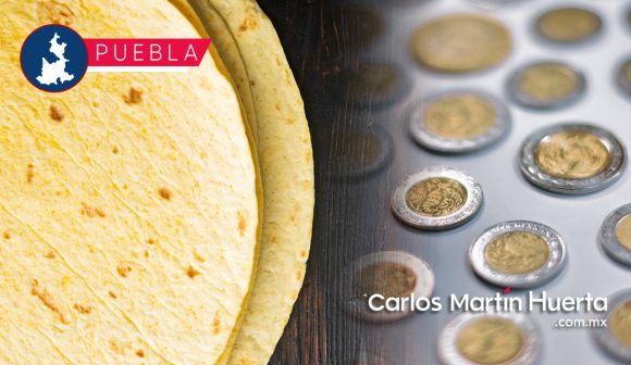Precio Tortilla Puebla, de los estados donde el precio de la tortilla fue más barato