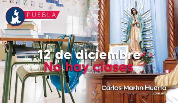SEP suspende actividades escolares el 12 de diciembre en Puebla