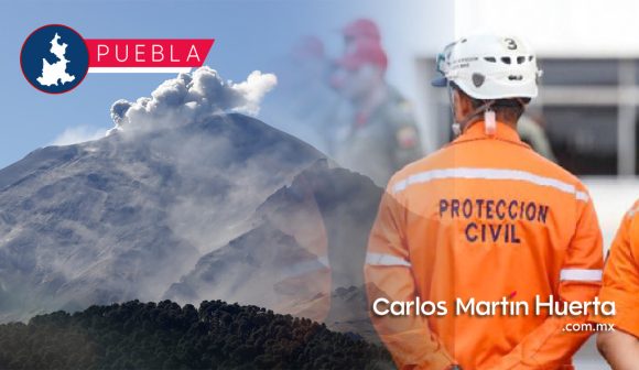 Determinan especialistas mantener semáforo volcánico en Amarillo Fase 2