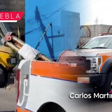 Impresionante accidente en la Calzada Ignacio Zaragoza; chofer quedó prensado