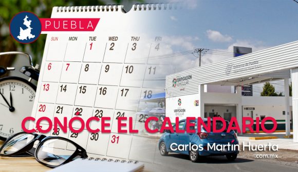 Conoce calendario para la verificación vehicular en Puebla; en enero será obligatoria