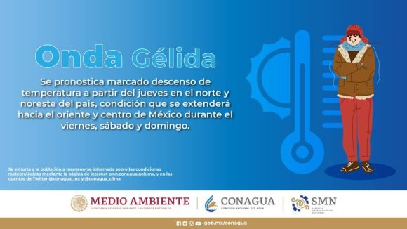 Onda gélida Comenzó la onda gélida en Puebla que podría llegar a cero grados Celsius