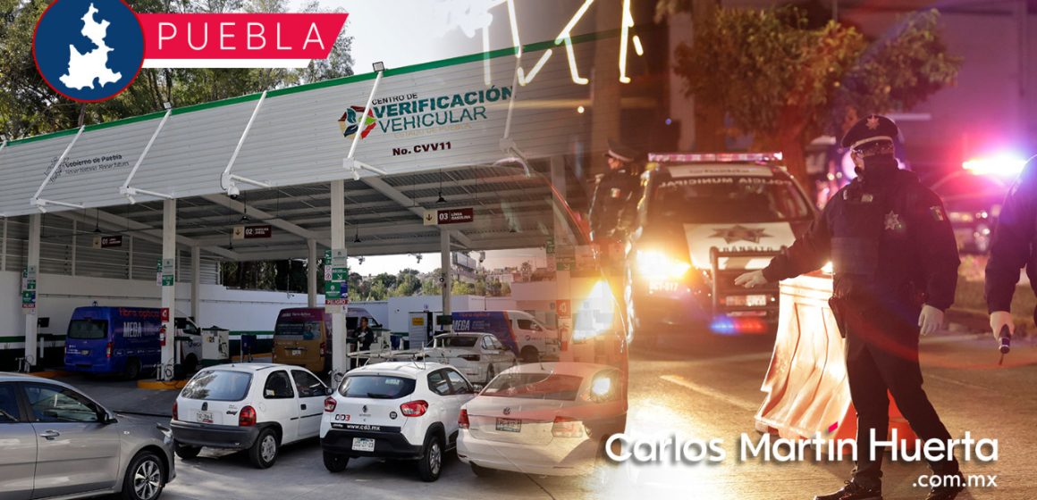 Prohibidos los retenes para revisar verificación vehicular en Puebla