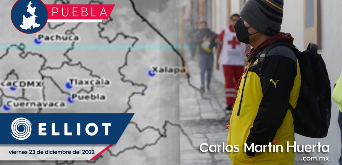 Frente Frío 19 provocará en Puebla temperaturas de hasta -5 grados