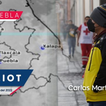 Frente Frío 19 provocará en Puebla temperaturas de hasta -5 grados