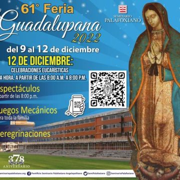 Arquidiócesis de Puebla llevará a cabo la edición 61 de la Feria Guadalupana